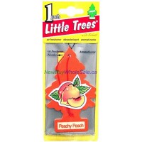 Little Trees Peachy Peach - Car Air Freshener - LOWEST $0.59 - UPC:076171103192