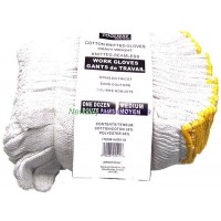 Work Gloves Knitted Cotton 12pk. - LOWEST $0.40 pair (non pegable)
