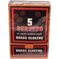 Boxed Pipe Screens BRASS 100x5pk (500) LOWEST $6.49