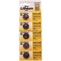 Coin Batteries Maxell CR2016 Lithium Cell. 