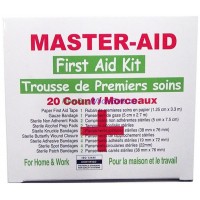Master Aid First Aid Kit, 20 count- LOWEST $0.65 - Korea 