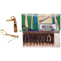 Royal Gold nail clipper - LOWEST $0.70 pc. - Small (Finger) with Chain - Made in Korea 24pcs/box