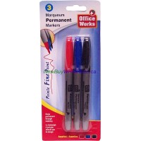 Fine Point Markers 3pk LOWEST $0.75
