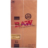 Classic RAW Rolling Paper 1 1/4 Size 24pk x 50 Leaves
