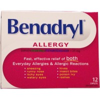 Benadryl Allergy 12 Caplet LOWEST $5.99