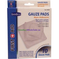 Gauze Dressing Pads 10 pieces in 3 sizes LOWEST $1.31