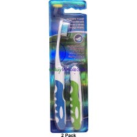 Toothbrush medium 2 pc Foldable for Travel LOWEST $1.79 for 2pk toothbrushes