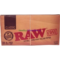 Classic RAW Cone 32pkts x 6 Cones 192 Cones per box