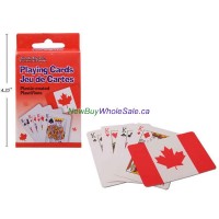 Canada Plastic Coated Playing Cards in box