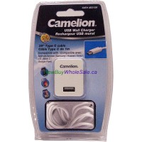 CAD3120 USB Cell Phone Wall Charger + Type C cable 1m LOWEST $5.50