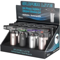Xlite Super Lite Deluxe Torch Lighter Jet Lite Refillable LOWEST $4.99 each in 12pc Display box