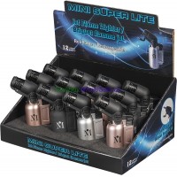  Xlite Super Lite Mini Deluxe Torch Jet Lite Refillable Lighter LOWEST $2.50 each in 12pc Display box