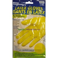 Latex Household Gloves Medium flocked lined individually 