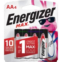 Energizer max AA 4 pk batteries Made in USA - LOWEST $2.49