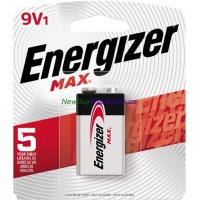 Energizer max 9V 1 pk batteries Made in USA -