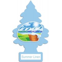 Little Trees Summer Linen - Car Air Freshener - UPC: 
