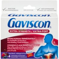 Gaviscon Extra Strength Fruit Blend Chewable Foamtabs 4ct