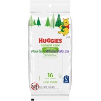 Huggies Natural Care Sensitive & Fragrance Free Plant-Based Wipes 16ct