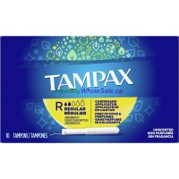 Tampax Cardboard Applicator Regular Tampons Unscented 10ct