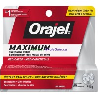 Orajel Maximum Toothache Relief Medicated Fast-Acting Gel 9.5g