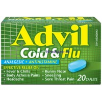 Advil Cold & Flu Analgesic + Antihistamine Caplets 20ct