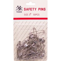 Safety Pins No.3, 50pcs- LOWEST $0.55