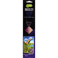Breezy Incense 20 Sticks: Variety Pack 4 - Patchouli, Indian Fruit, Mimosa, Orchid