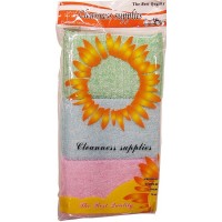 Sponge Cleaner with Terry Cloth 3pk - for Bath and Delicate Surfaces 