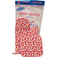 Oven Glove & Pot Pad Set (2pc). LOWEST $0.35/set