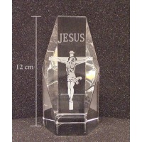Crystal JESUS 5" vertical in Gift box LOWEST $5.99