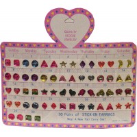 Sticker Earrings 12 cards 30 pairs per card. Lowest $0.50 card
